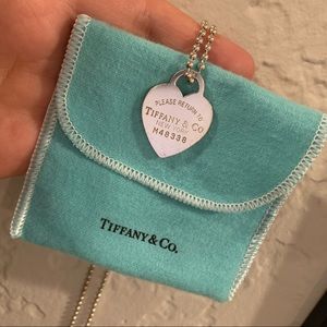 Authentic Return to Tiffany Heart Tag Necklace